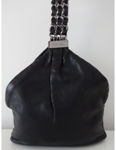 SAC CHANEL BOURSE CUIR NOIR 2