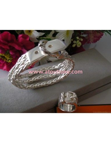 BRACELET ET BAGUE HERMES SELLIER