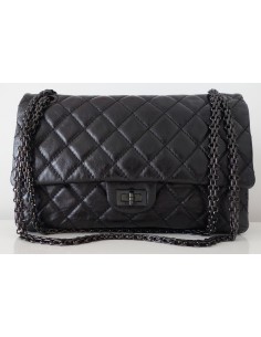 SAC CHANEL 2.55 ALL BLACK