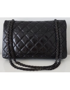 SAC CHANEL 2.55 ALL BLACK 2