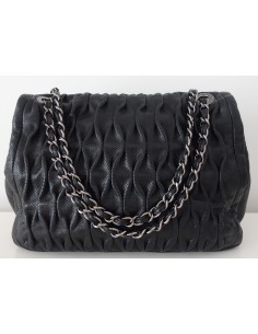 SAC CHANEL CUIR NOIR JUMBO 2