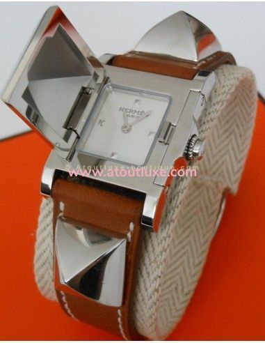 MONTRE HERMES MEDOR ACIER BRACELET...