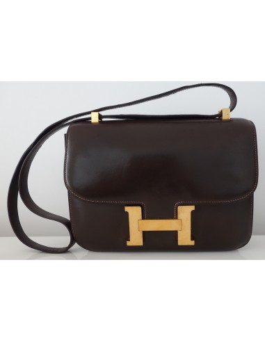 SAC HERMES CONSTANCE MARRON