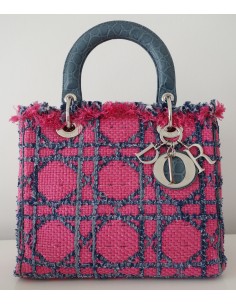 SAC LADY DIOR RAFFIA, JEAN...