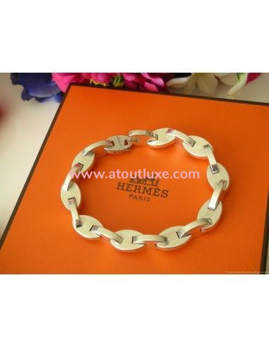 BRACELET HERMES EN ARGENT