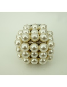 BAGUE CHANEL GEANTE PERLES 2