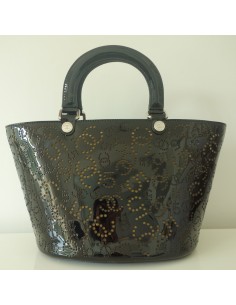 CABAS CHANEL CUIR NOIR 2