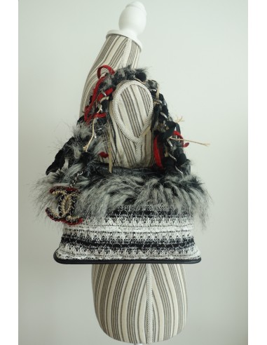 SAC CHANEL TWEED ET CUIR SAC CHANEL TWEED ET CUIR