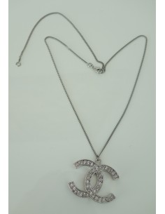 COLLIER CHANEL CC STRASS SWAROVSKI