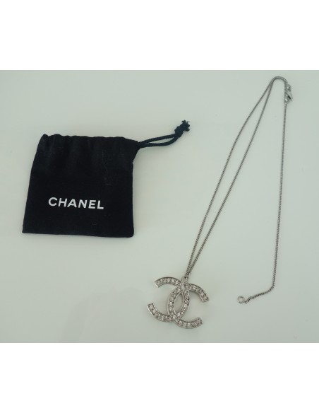 COLLIER CHANEL CC STRASS SWAROVSKI