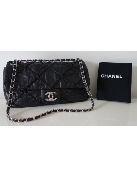 SAC CHANEL TIMELESS CUIR NOIR GM