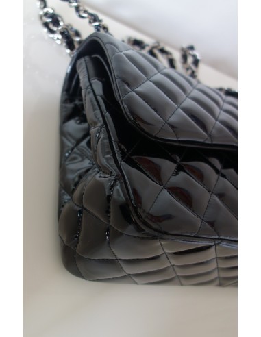 SAC CHANEL CLASSIQUE GM NOIR VERNI SAC CHANEL CLASSIQUE GM NOIR VERNI