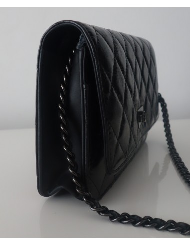 SAC POCHETTE WALLET ON CHAIN "WOC" ALL BLACK SAC POCHETTE WALLET ON CHAIN "WOC" ALL BLACK