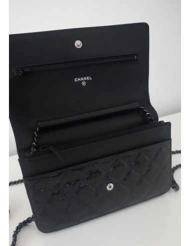 SAC POCHETTE WALLET ON CHAIN "WOC" ALL BLACK SAC POCHETTE WALLET ON CHAIN "WOC" ALL BLACK