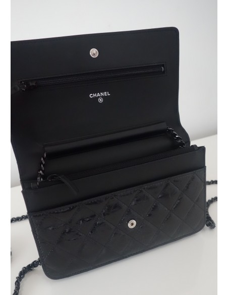 SAC POCHETTE WALLET ON CHAIN "WOC" ALL BLACK