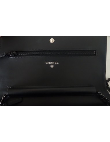 SAC POCHETTE WALLET ON CHAIN "WOC" ALL BLACK SAC POCHETTE WALLET ON CHAIN "WOC" ALL BLACK