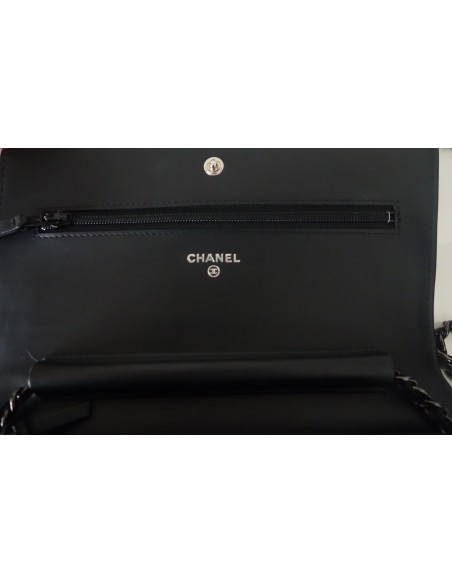 SAC POCHETTE WALLET ON CHAIN "WOC" ALL BLACK