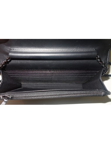 SAC POCHETTE WALLET ON CHAIN "WOC" ALL BLACK SAC POCHETTE WALLET ON CHAIN "WOC" ALL BLACK