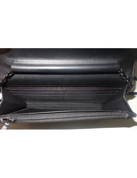 SAC POCHETTE WALLET ON CHAIN "WOC" ALL BLACK