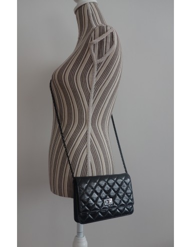 SAC POCHETTE WALLET ON CHAIN "WOC" ALL BLACK SAC POCHETTE WALLET ON CHAIN "WOC" ALL BLACK