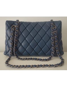 SAC CHANEL TIMELESS CUIR BLEU 2