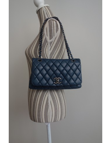 SAC CHANEL TIMELESS CUIR BLEU SAC CHANEL TIMELESS CUIR BLEU
