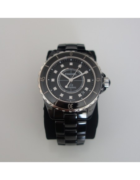 MONTRE CHANEL J12 38MM INDEX DIAMANTS