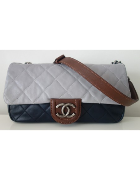 SAC CHANEL TIMELESS CUIR TRICOLORE