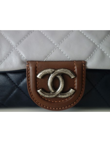 SAC CHANEL TIMELESS CUIR TRICOLORE