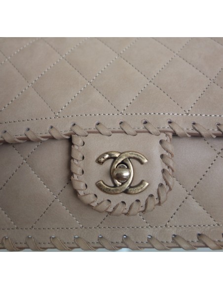 SAC CHANEL TIMELESS CUIR RETOURNE