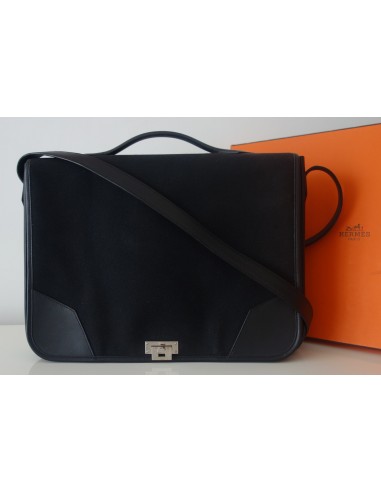 PORTE DOCUMENT HERMES NOIR