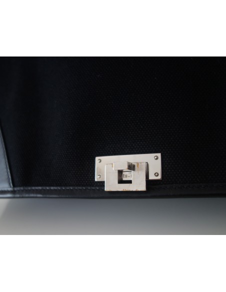 PORTE DOCUMENT HERMES NOIR