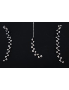 PARURE BOUCLES D'OREILLES ET PENDENTIF CHANEL COMETE 2