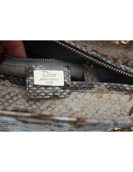 SAC LADY DIOR PYTHON ET OR