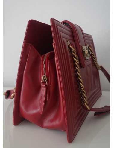 SAC CHANEL SHOPPING BOY ROUGE SAC CHANEL SHOPPING BOY ROUGE