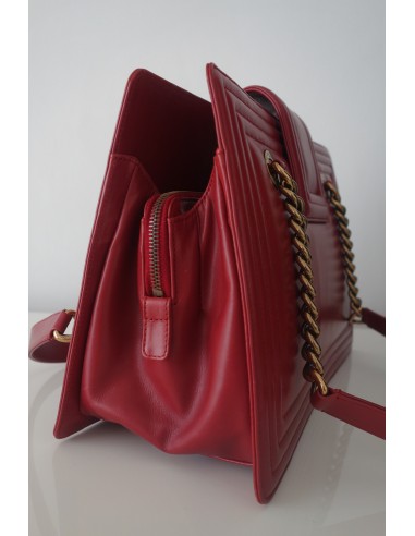 SAC CHANEL SHOPPING BOY ROUGE SAC CHANEL SHOPPING BOY ROUGE