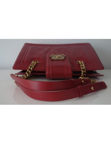 SAC CHANEL SHOPPING BOY ROUGE SAC CHANEL SHOPPING BOY ROUGE