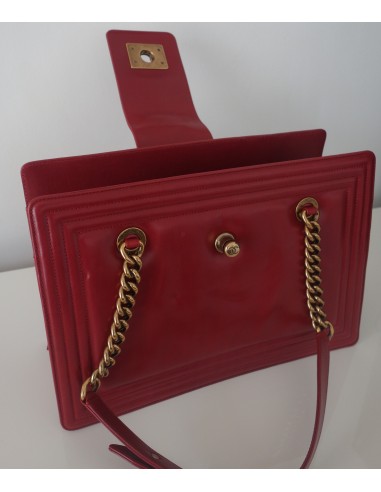 SAC CHANEL SHOPPING BOY ROUGE SAC CHANEL SHOPPING BOY ROUGE