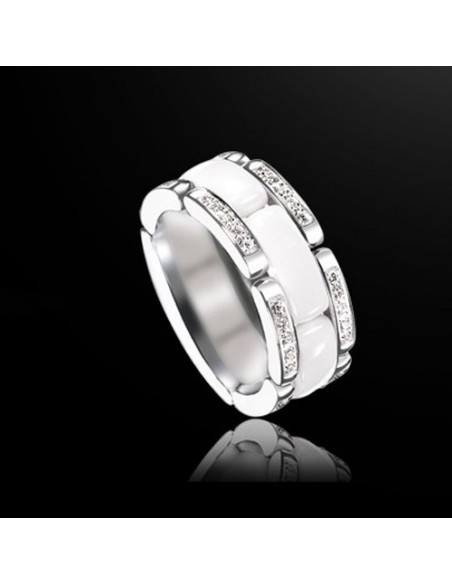 BAGUE CHANEL ULTRA CERAMIQUE DIAMANTS