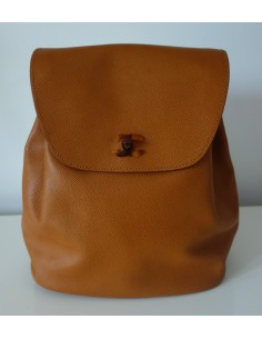 SAC A DOS CHANEL CUIR CARAMEL