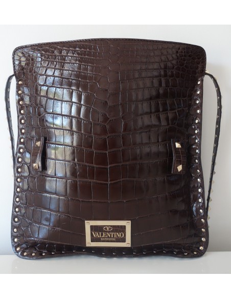 SAC VALENTINO ROCKSTUD CROCODILE