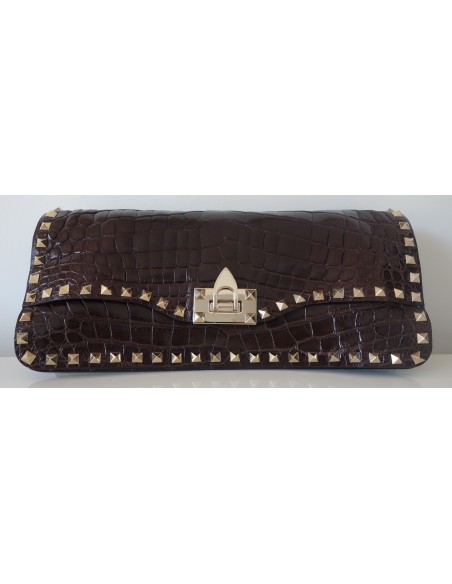 SAC VALENTINO ROCKSTUD CROCODILE