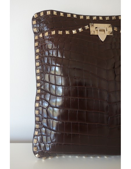 SAC VALENTINO ROCKSTUD CROCODILE