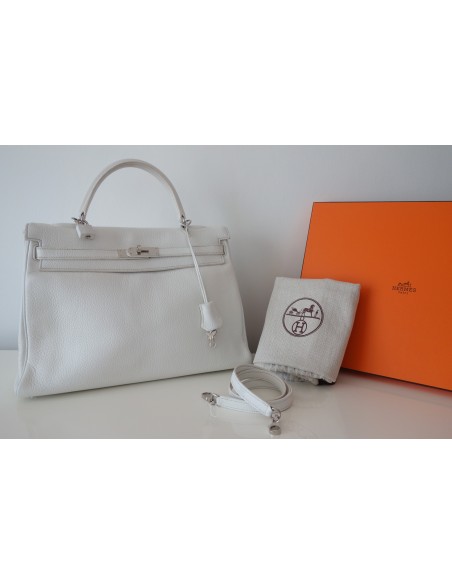 SAC HERMES KELLY BLANC 35