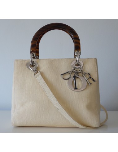 SAC LADY DIOR MEDIUM CREME