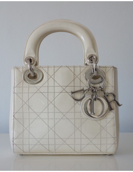 SAC LADY DIOR IVOIRE PM