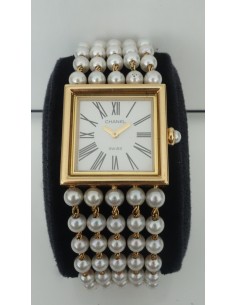 MONTRE CHANEL MADEMOISELLE OR ET PERLES 2