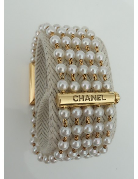 MONTRE CHANEL MADEMOISELLE OR ET PERLES