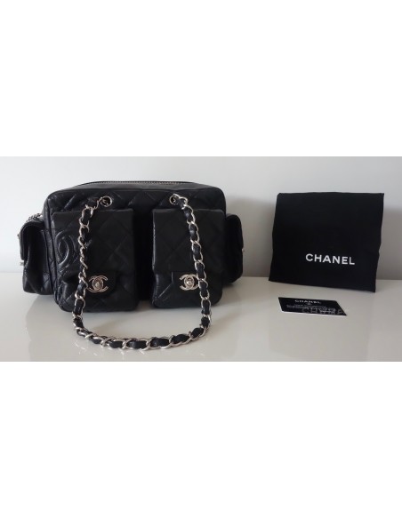 SAC CHANEL CAMBON REPORTER NOIR