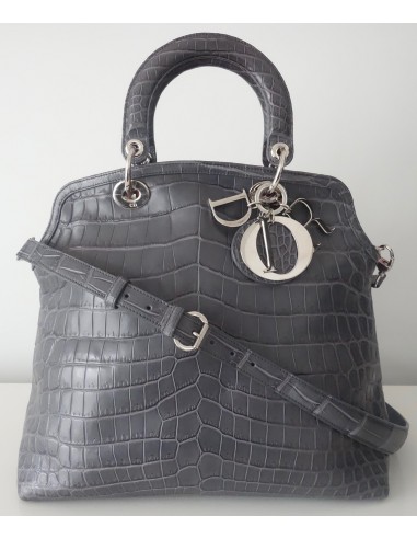 SAC DIOR GRANVILLE CROCODILE